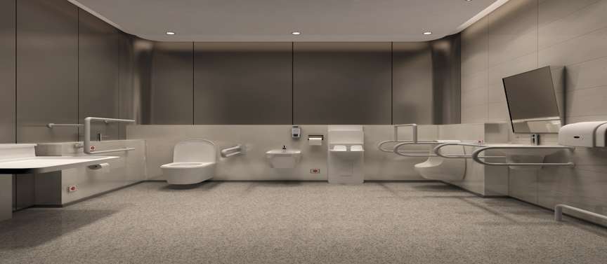 Accessible Restroom at Beijing Daxing Airport