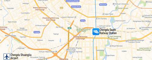 Chengdu Shuangliu Airport Map