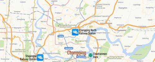Chongqing Jiangbei Airport Map