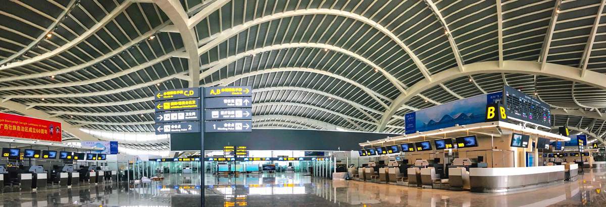 domesitc departures, Guilin Liangjiang Airport Terminal 2, T2 of  KWL airport