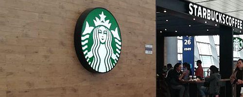 Kunming Changshui international Airport Starbucks, foods at KMG airport