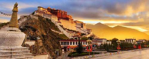 Lhasa Gonggar international Airport to Lhasa downtown