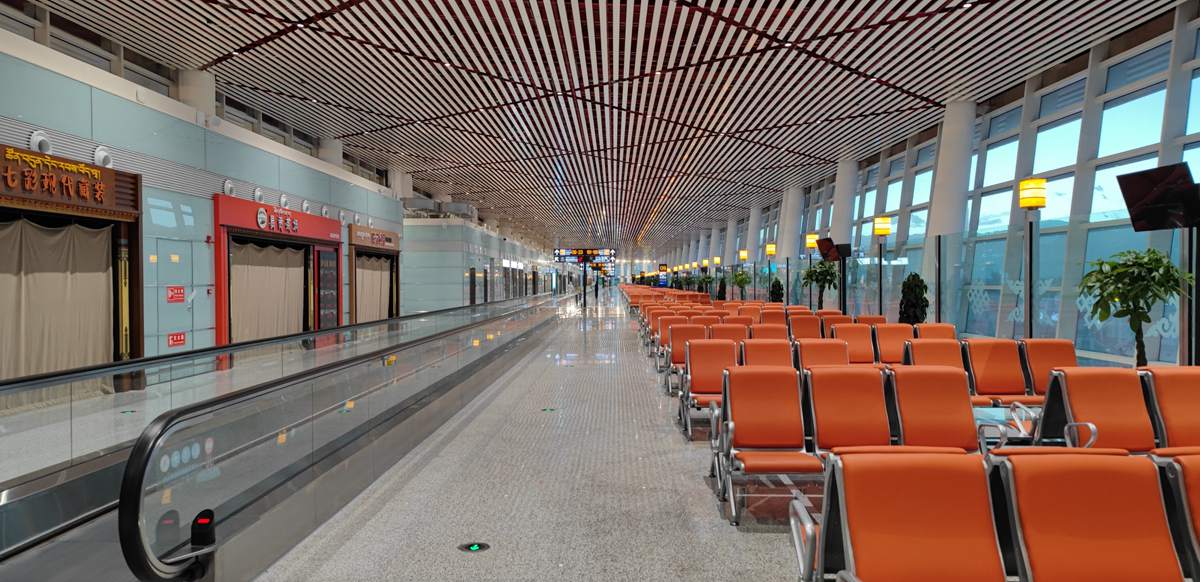 domesitc departures, Lhasa Gonggar Airport Terminal 3, T3 of  LXA airport