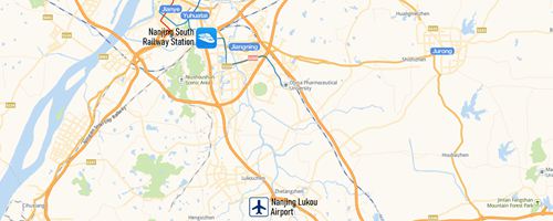 Nanjing Lukou Airport Map