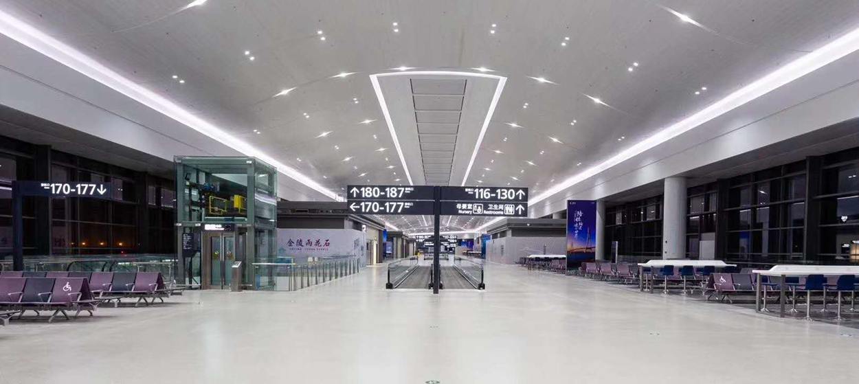 departures hall, Nanjing Lukou Airport Terminal 1, T1 of  NKG airport