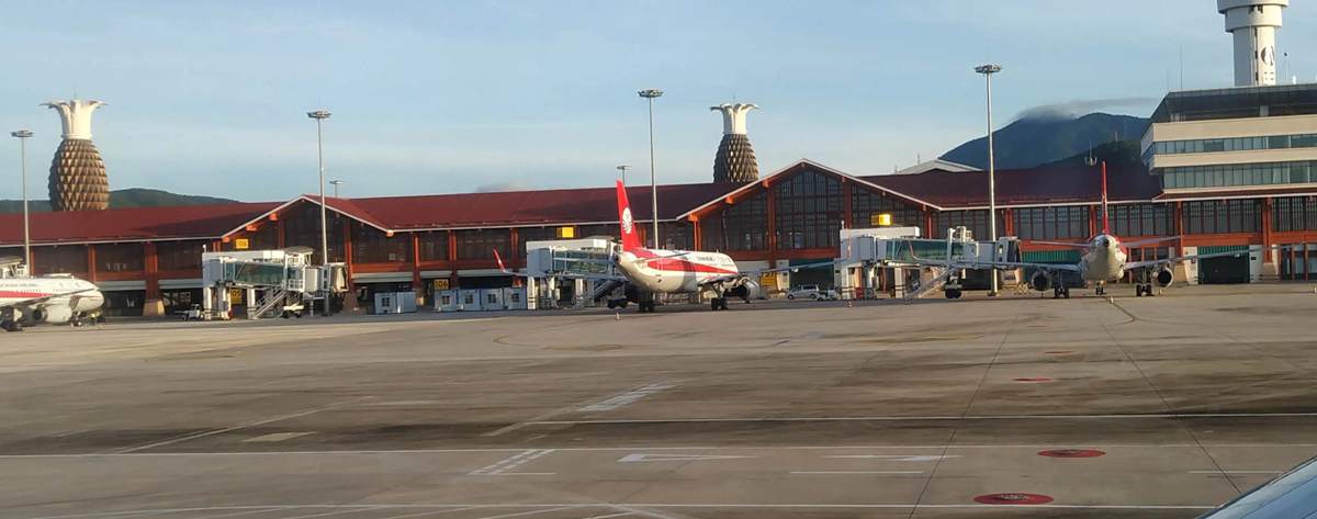 departures hall, Sanya Phoenix Airport Terminal 2, T2 of  SYX airport