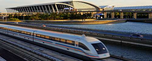 Shanghai Pudong international Airport maglev train, PVG