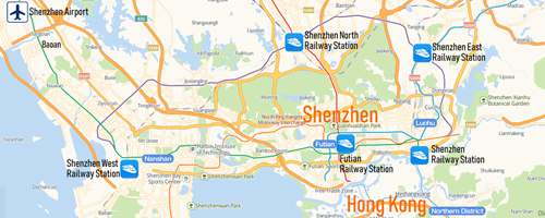 Shenzhen Baoan Airport Map, SZX Airport Map