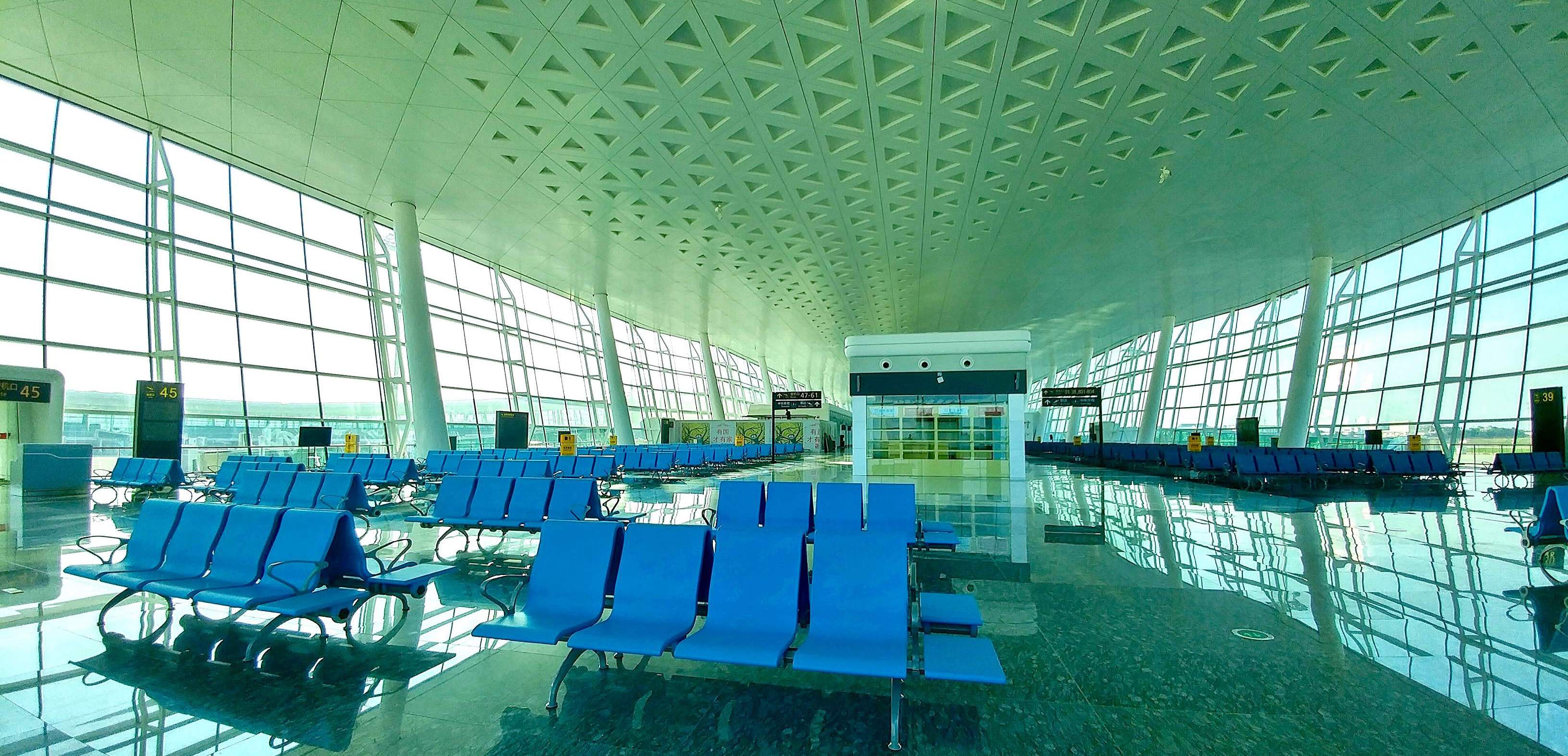 departures hall, Wuhan Tianhe Airport Terminal 3, T3 of  WUH airport