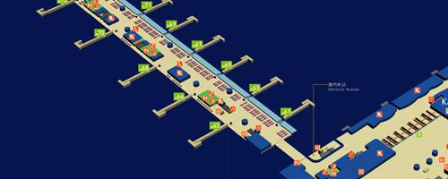 Xiamen Gaoqi Airport T4, Terminal 4, Map, Layout, Plan