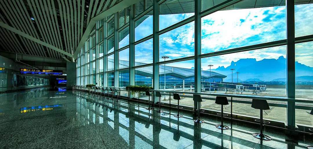 departures, Zhangjiajie Hehua Airport Terminal, T2 of  DYG airport