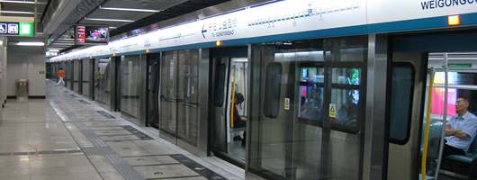 subway at Beijing South Railway station