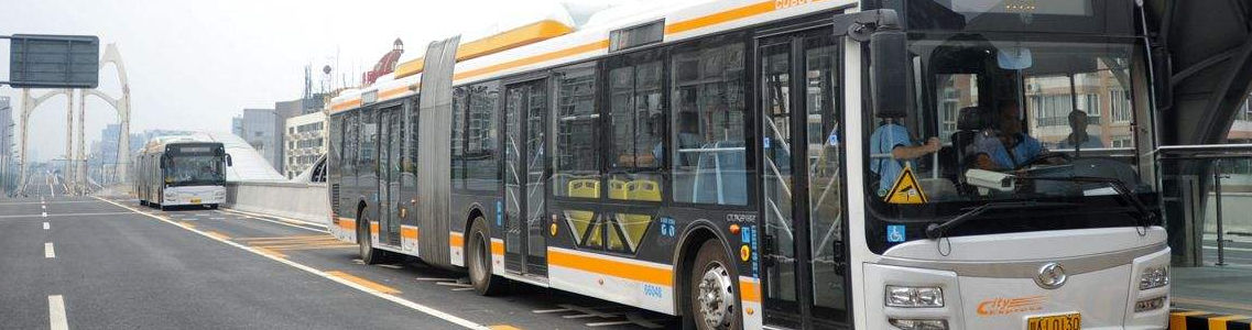 City bus, shuttle bus at Chengdu East Railway Station