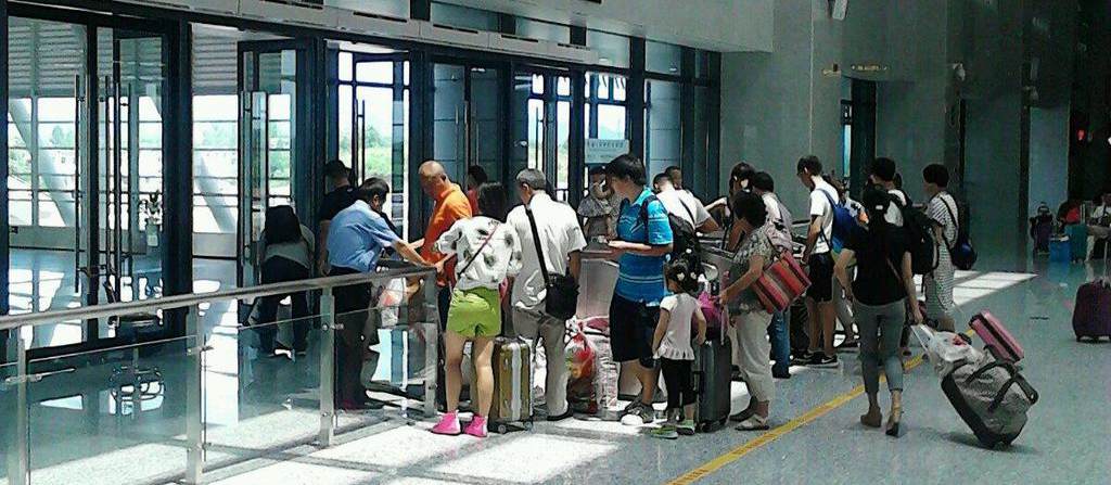 Departures hall at Huangshan North Railway station, Huangshan North Train Station