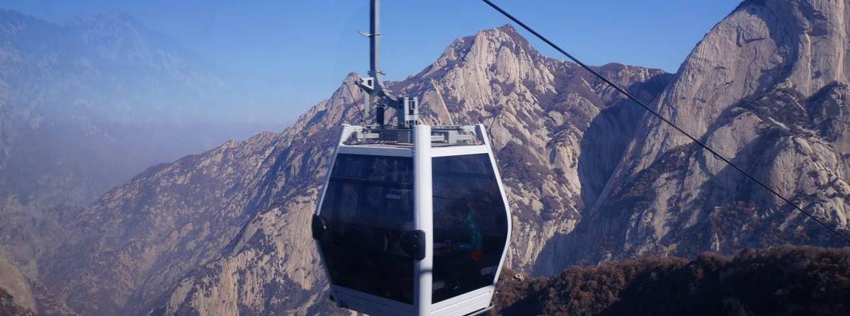Cable Car at Mount Hua