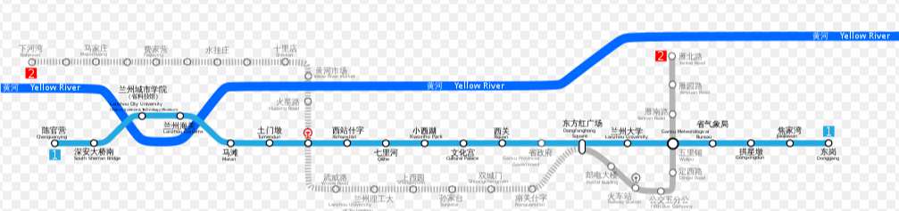 Lanzhou Metro Map