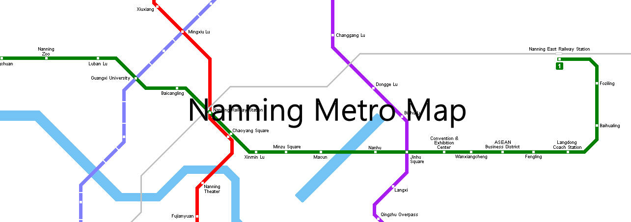 Nanning Metro Map