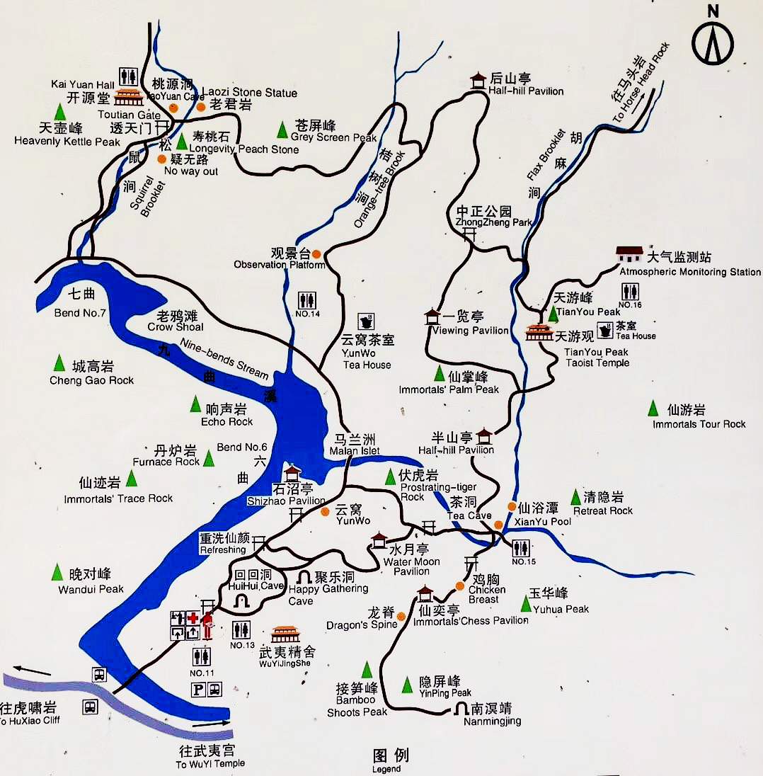 Mount Wuyi Map