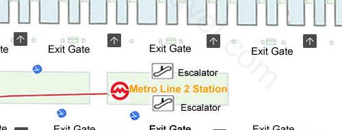 Layout map of Xian North Railway station