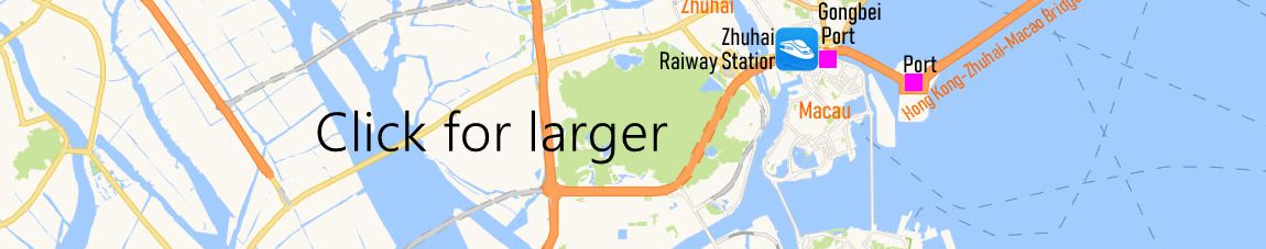 Map of Zhuhai Railway station, Zhuhai Train Station Map