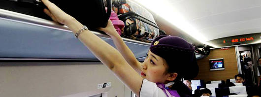 luggage policy for China domestic train ticket